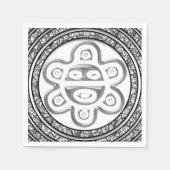 Taino Spiral Sun Napkins Serviette (Vorderseite)
