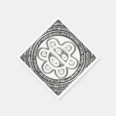 Taino Spiral Sun Napkins Serviette (Ecke)