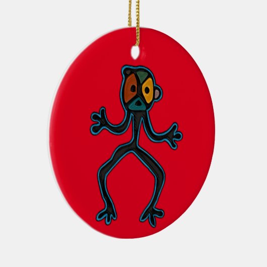 Taino Symbol Circle Ornament (Rechts)