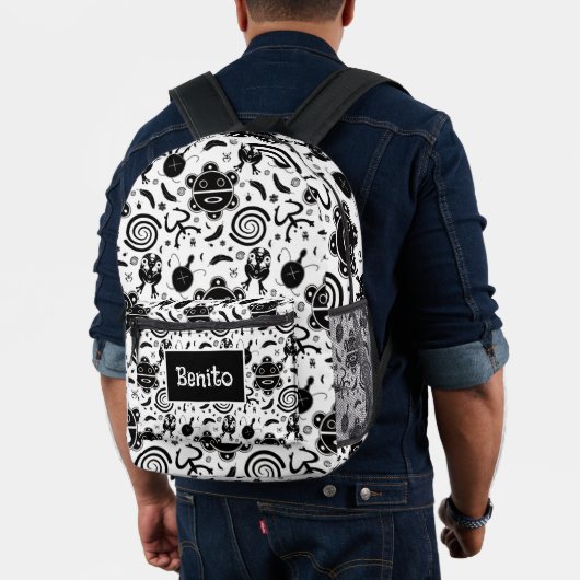 Taino Symbole Puerto Rico Kultur Bedruckter Rucksack (Insitu (Modell))