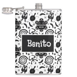 Taino Symbole Puerto Rico Kultur Flachmann