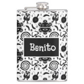 Taino Symbole Puerto Rico Kultur Flachmann (Vorderseite)