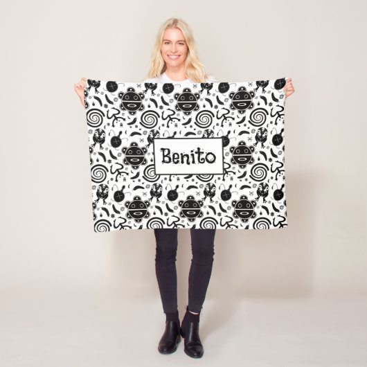 Taino Symbole Puerto Rico Kultur Fleecedecke (Beispiel)