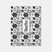 Taino Symbole Puerto Rico Kultur Fleecedecke (Vorderseite)