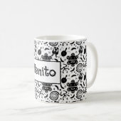 Taino Symbole Puerto Rico Kultur Kaffeetasse (VorderseiteRechts)
