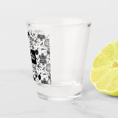 Taino Symbole Puerto Rico Kultur Schnapsglas (Rechts)