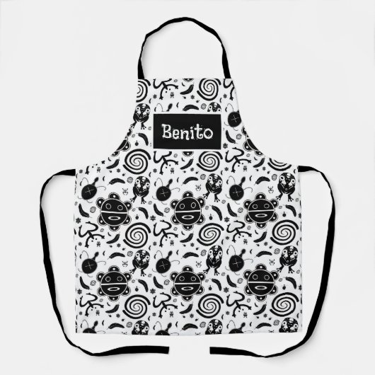 Taino Symbole Puerto Rico Kultur Schürze (Vorderseite)