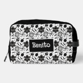 Taino Symbole Puerto Rico Kultur Waschbeutel (Rückseite)