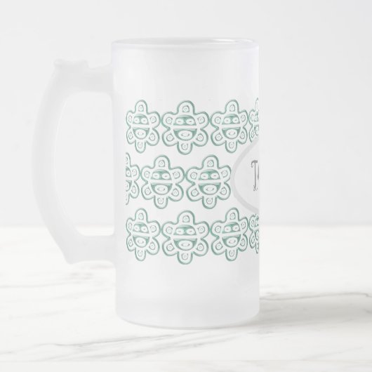 Taino-Tasse Mattglas Bierglas (Links)