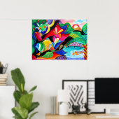 Taino & Vejigantes PR - Kunst von Galina - Poster (Heimbüro)