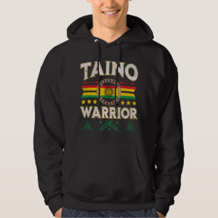 Taino Warrior Flag Indianer Arawak Boriken Hoodie