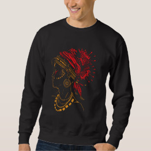 Taino Woman Taina Boricua Boriken Puerto Rico Auto Sweatshirt