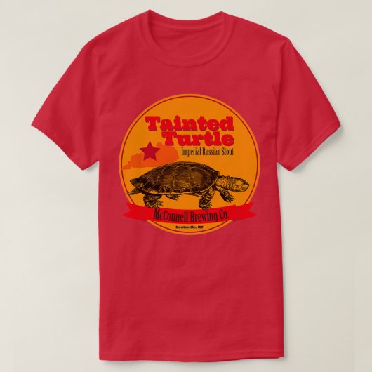 Tainted Turtle McConnell Brewing Kentucky T T-Shirt (Design vorne)
