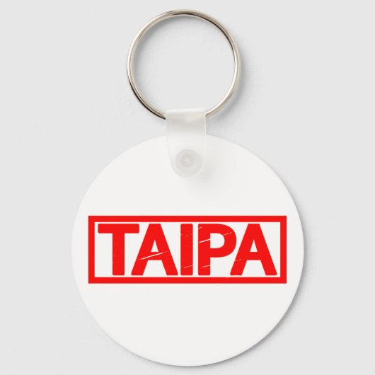 Taipa-Briefmarke Schlüsselanhänger (Vorderseite)