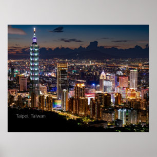 Taipeh, Taiwan Poster