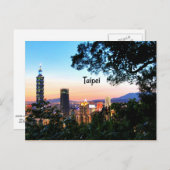 Taipeh, Taiwan Postkarte (Vorne/Hinten)