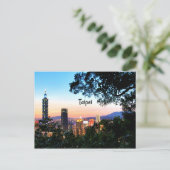Taipeh, Taiwan Postkarte (Stehend Vorderseite)