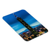 Taipeh, Taiwan Skyline bei Nacht Magnet (Rechte Seite)
