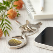 Taipei 101 Damper Heart Keychain Schlüsselanhänger (Seite)