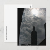 Taipei 101 Gebäude, Taipei, Taiwan Postkarte (Vorne/Hinten)