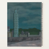 Taipei 101 Illustrationsplaner Planer (Rückseite)