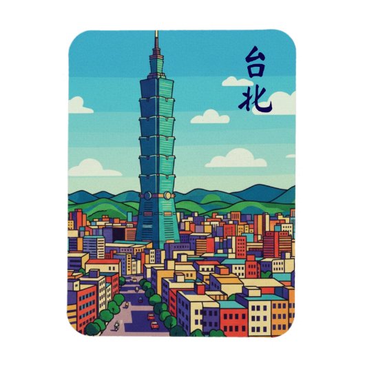 Taipei 101 magnet (Vertikal)