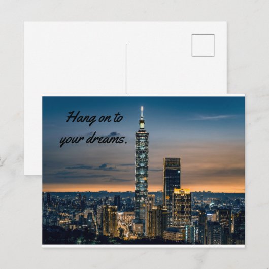 Taipei 101 postkarte (Vorne/Hinten)