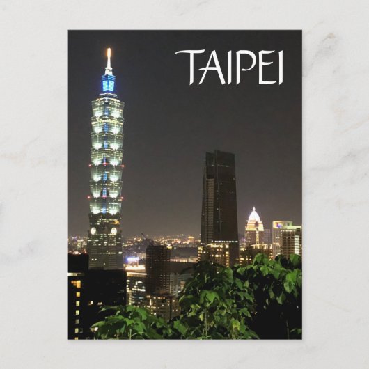 Taipei 101 Postkarte (Vorderseite)