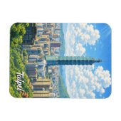 Taipei 101 Taiwan Magnet (Horizontal)