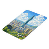 Taipei 101 Taiwan Magnet (Linke Seite)