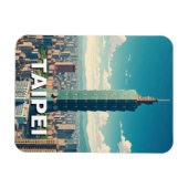 Taipei 101 Taiwan Magnet (Horizontal)