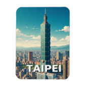 Taipei 101 Taiwan Magnet (Vertikal)