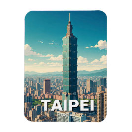 Taipei 101 Taiwan Magnet