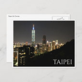 Taipei 101 taiwan postkarte (Vorne/Hinten)