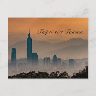 Taipei 101 Taiwan Postkarte