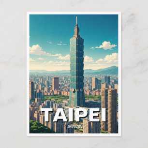 Taipei 101 Taiwan Postkarte