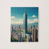 Taipei 101 Taiwan Puzzle (Vertikal)