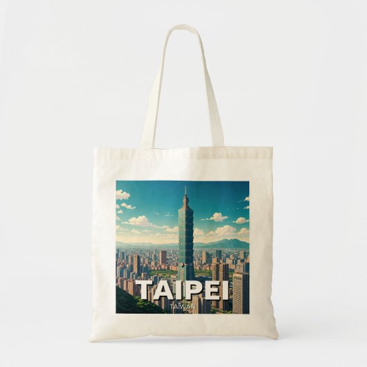 Taipei 101 Taiwan Tragetasche (Vorne)