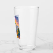 Taipei City Taiwan Skyline Watercolor Glas (Links)