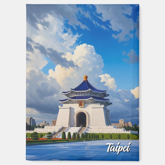 Taipei CKS Gedenkstätte Taiwan Magnet (Vorderseite)