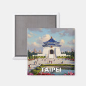 Taipei CKS Gedenkstätte Taiwan Magnet (Vorderseite/Rückseite)