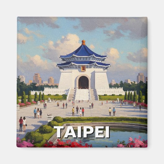 Taipei CKS Gedenkstätte Taiwan Magnet (Vorne)