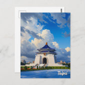Taipei CKS Gedenkstätte Taiwan Postkarte (Vorne/Hinten)