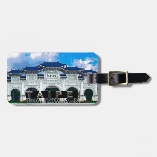 Taipei Gepäckanhänger (Vorderseite horizontal)