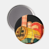 Taipei Lantern Festival 2009 Taipei City, Taiwan Magnet (Vorderseite/Rückseite)