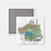 Taipei Magnet (Vorderseite/Rückseite)