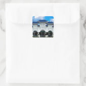 Taipei Quadratischer Aufkleber (Tasche)