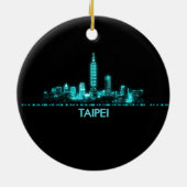 Taipei Skyline Keramik Ornament (Hinten)
