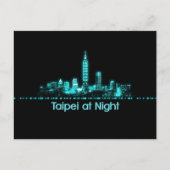Taipei Skyline Postkarte (Vorderseite)