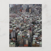 Taipei Stadt Taiwan aus der Luft Postkarte (Vorderseite)